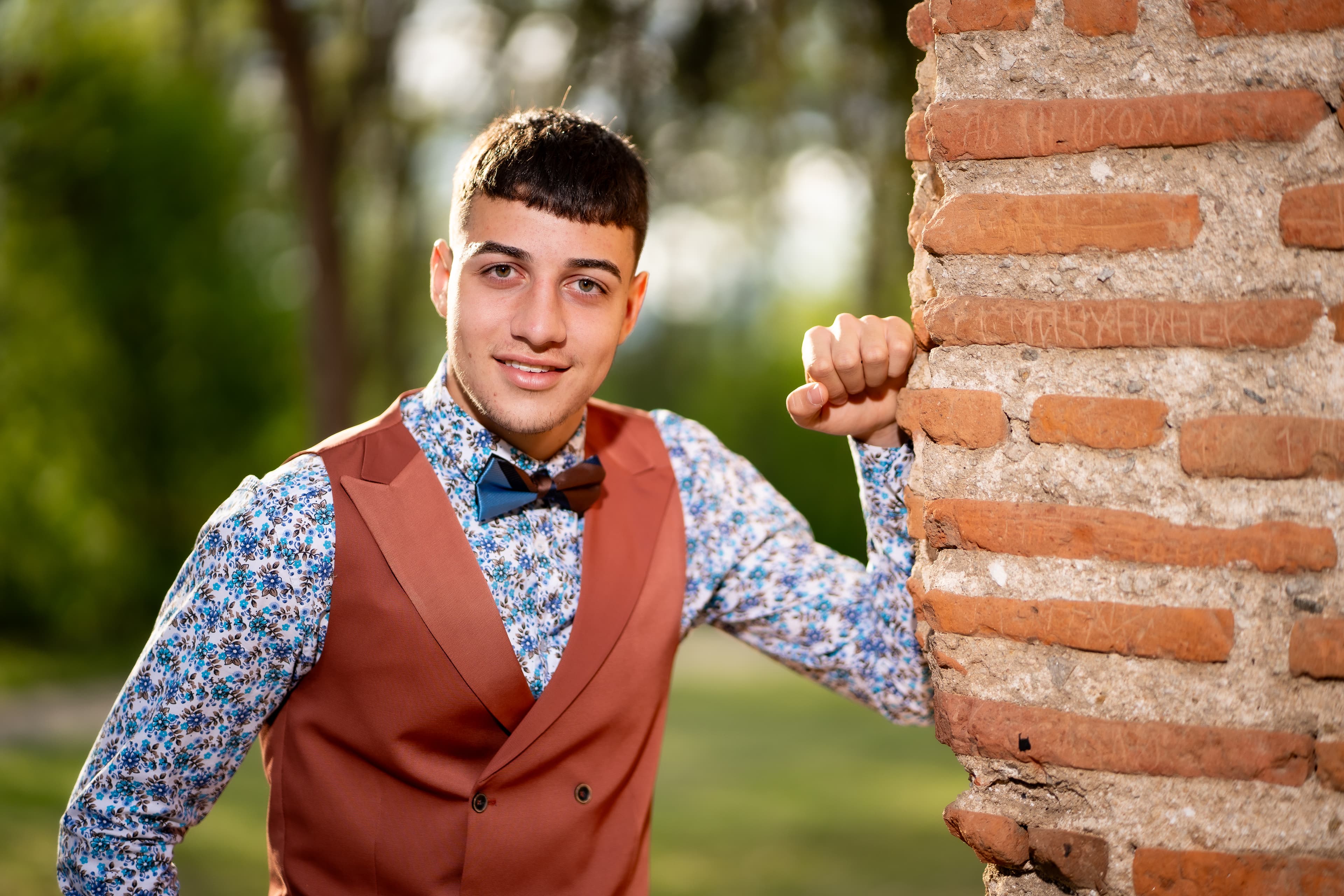 Абитуриентска фотография Стефан 4